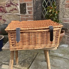 Wicker hamper picnic basket - wicker,