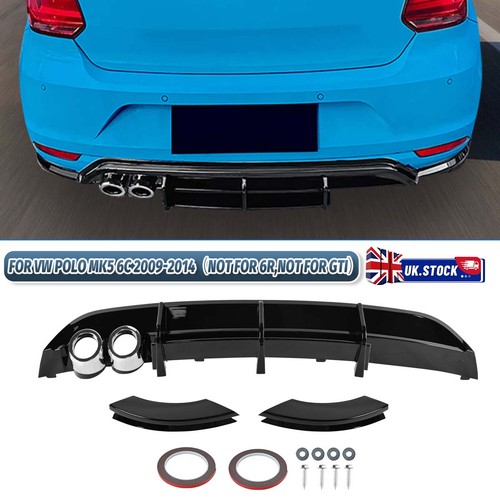 Glossy rear bumper lip - uk,