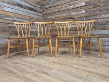 4 Mid Century Ercol 376 Blonde