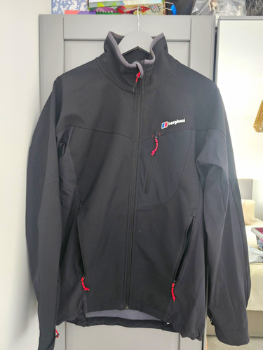 Berghaus men black full zip - black,