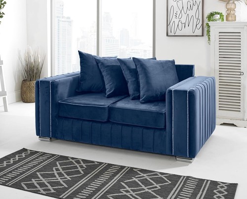Laylaa plush velvet - velvet, sofa