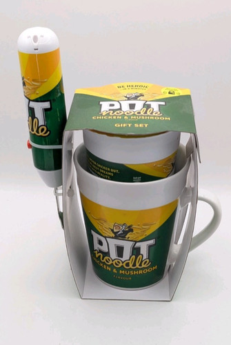 Pot noodle chicken mushroom - noodle, &