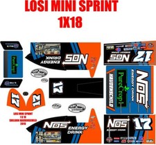 losi mini sprint, slider 1/18