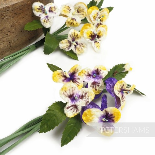 Brenda vintage velvet pansy - 'brenda',