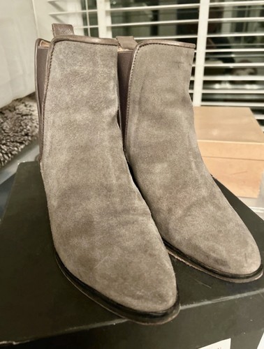 Whistles grey leather ankle - leather,