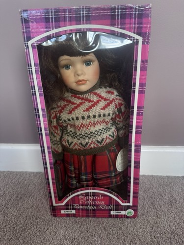 Vintage porcelain doll - , from
