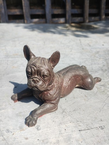 Vintage style bulldog french - style,
