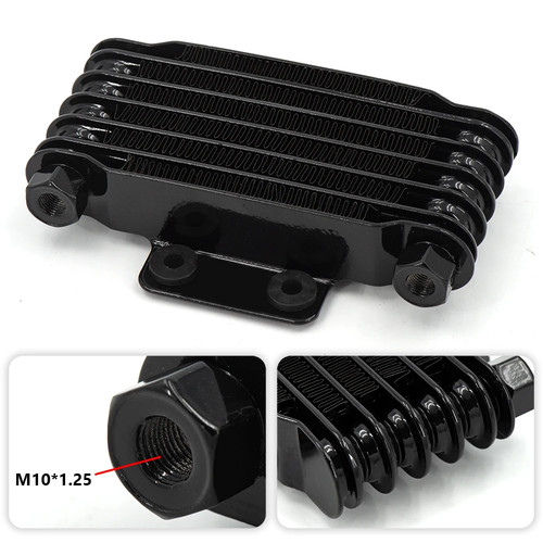 Black silver universal rows - universal, 6