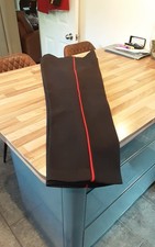 Mens Military Trousers Black Red Stripe ,leg 34, Waist 38