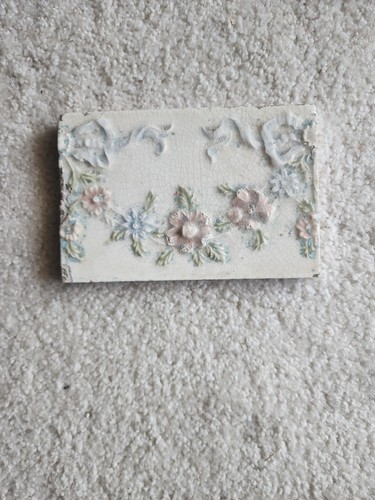 Vintage ceramic tile - ceramic, victorian