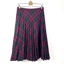 Cotswold Collection Pleated Skirt UK 14 Granny Midi skirt Punk