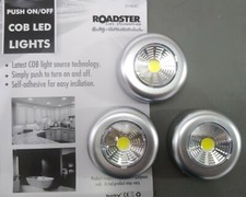 Lights Under Cupboard Down Lighting Night Stick On Bedside Lamp Kitchen Battery 