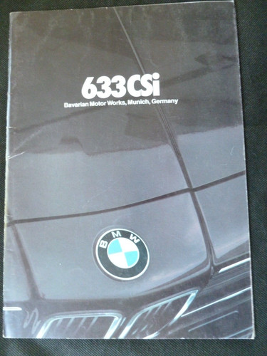 1987 bmw 633 csi - bmw, dealer