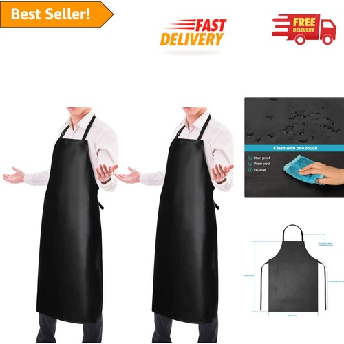 Durable waterproof vinyl apron - waterproof,