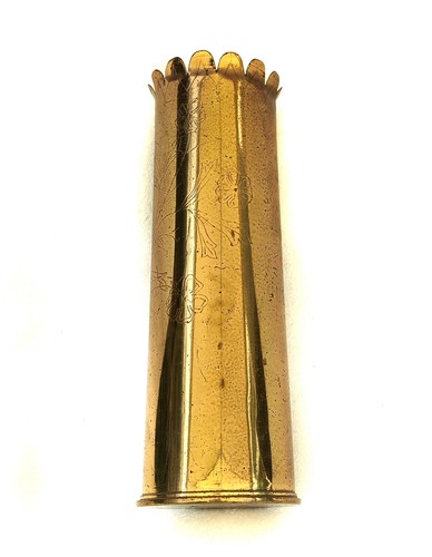 Ww1 trench art shell case - ww1,
