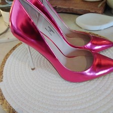 Faith Metallic Pink & Silver