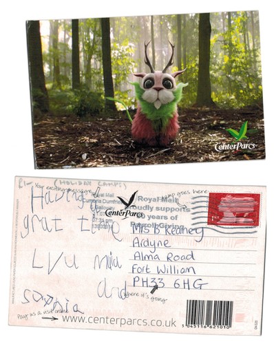 Postcard center parcs modern - center,