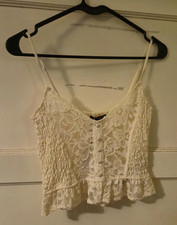 Zara Cream Ivory Lace Smocked