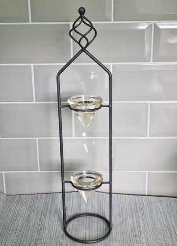 Metal candle stand - metal,