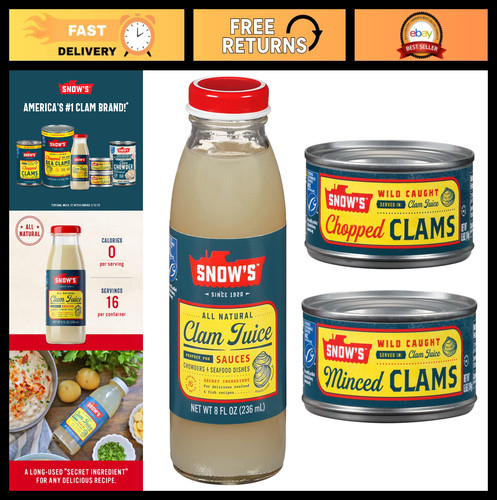 Clam juice chopped - clam,