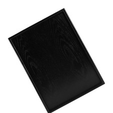 Black Rectangular Wooden Tea