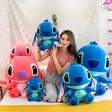 20CM Giant Cute Disney Blue Lilo Stitch Stuffed Animal Plush Toy Doll Party Gift