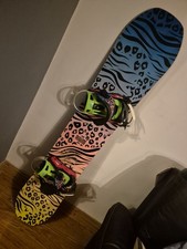 Bataleon Distortia Snowboard with Bent  Metal Bindings 149cm