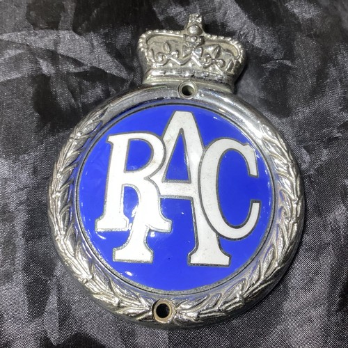 Vintage car badge rac - vintage,