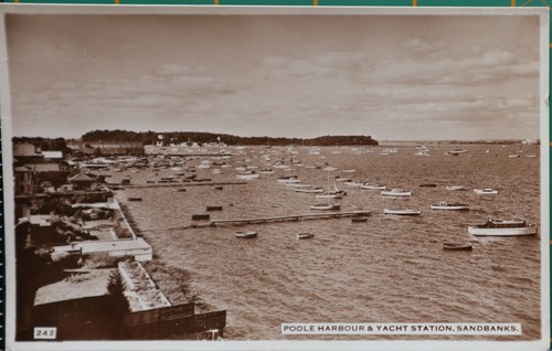 Old postcard poole harbour and - poole,
