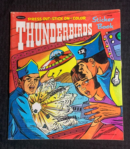 1968 thunderbirds sticker book - 1968,