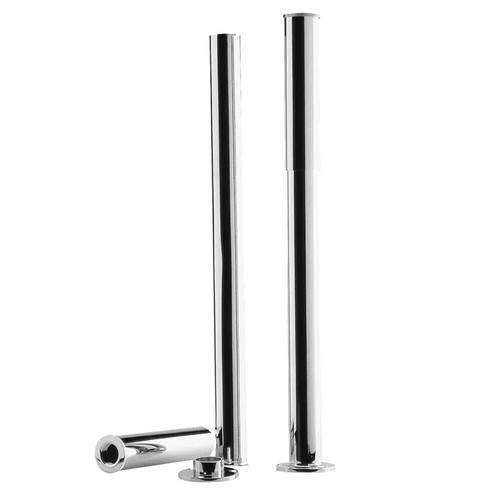 Exposed chrome bath legs - exposed,