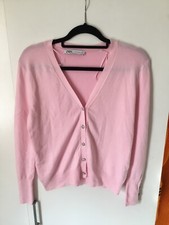 Zara Pink Cardigan With Shiny