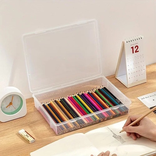 Large transparent pencil case - pencil,