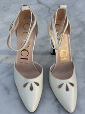 Gucci white Leather Shoes Size