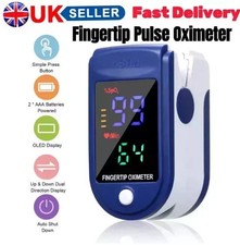 Fingertip Pulse Oximeter LED Display Blood Oxygen Saturation SpO2 HealthMonitor