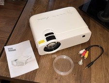 ELEPHAS Portable Projector | 4500 Lumens | HD 1080p | HDMI, USB, SD CARD input