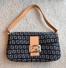 FENDI baguette bag black and
