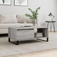 Grey Sonoma Coffee Table Black