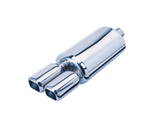 Exhaust twinrolled back - back, box