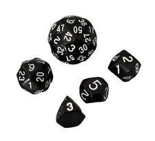 Unique Polyhedral Dice set