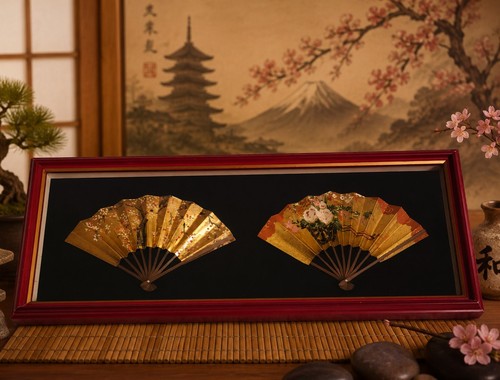 Vtg japanese sensu - sensu, 2