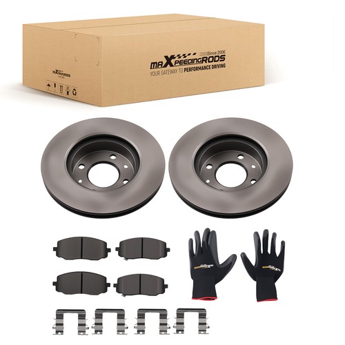 Front brake discs pads - front,