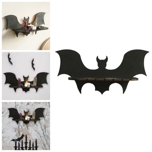 Black bat wooden - wooden, floating