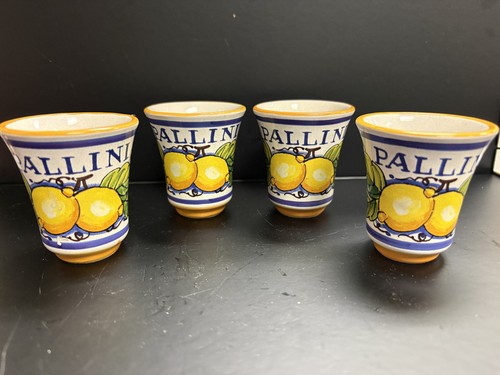Pallini limoncello cup pottery - pallini,
