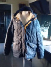 Fat Face Coat,removable Faux Fur Gilet. Size 20