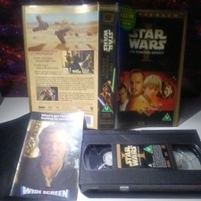 Star Wars Episode I The Phantom Menace VHS Wide-screen THX. Used. 100% Charity 