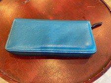 Ladies Visconti Leather Turquoise Blue Wallet Purse