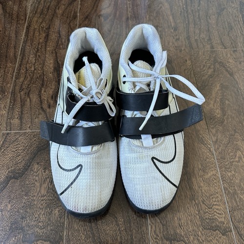 Nike romaleos white black - nike, white/black
