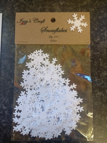100 paper snowflakes christmas - paper,