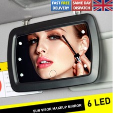 Clip sun visor mirror touch - clip, on